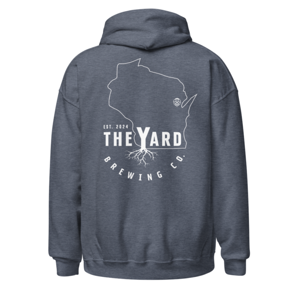 The Yard Brewing Wisconsin Logo – Front & Back Hoodie