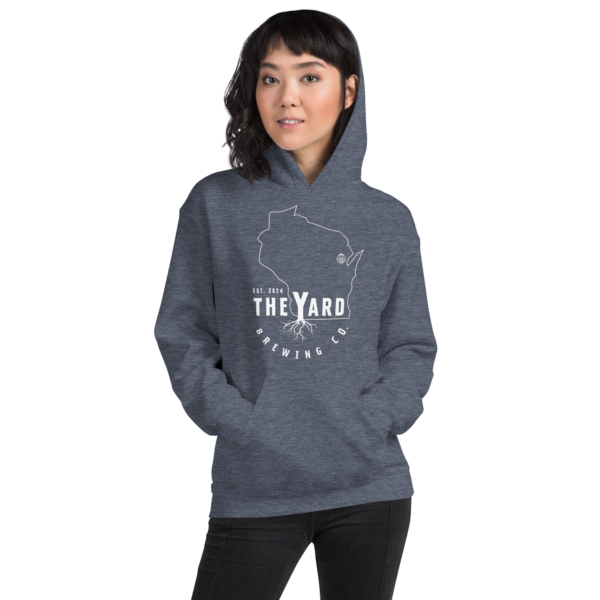 The Yard Brewing Wisconsin Logo – Hoodie - Image 3