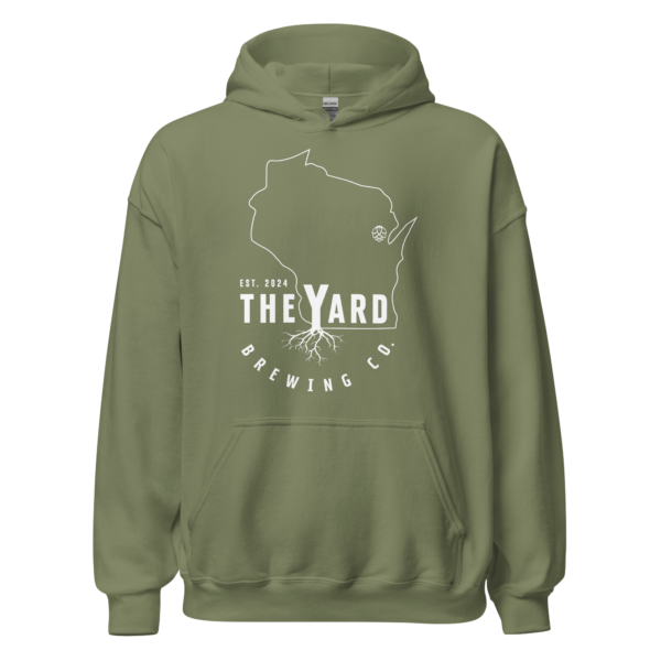 The Yard Brewing Wisconsin Logo – Hoodie - Image 5