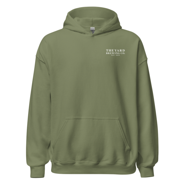 The Yard Brewing Wisconsin Logo – Front & Back Hoodie - Image 9